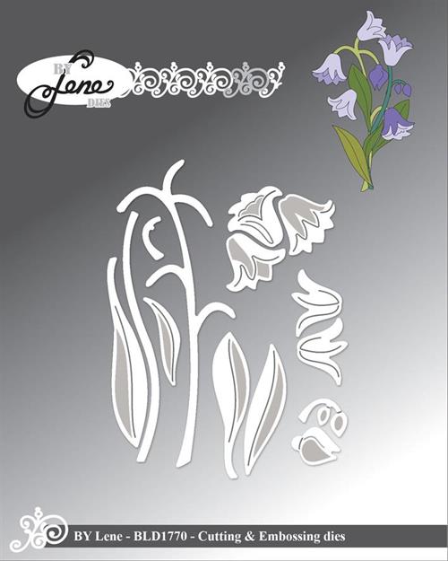 By Lene dies Bellflower Største 3,2x8,3cm